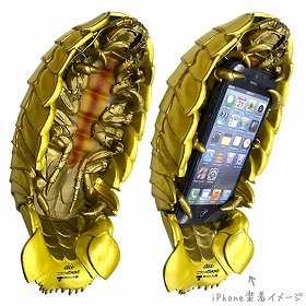 「ダイオウグソクムシ1号たん 超リアルiPhoneケース」（深海GOLD）