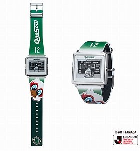 エプソンの新コンセプト腕時計「スマートキャンバス」から、J2松本山雅FC「ガンズくん」モデル