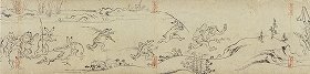 国宝　鳥獣人物戯画（甲巻）　高山寺所蔵