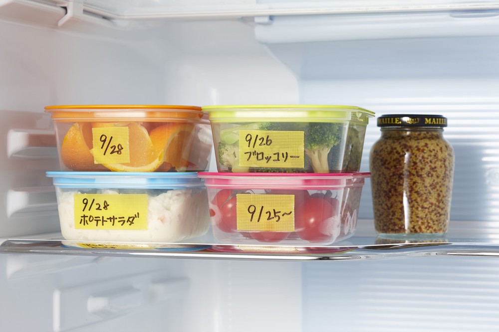 保存容器のラベルとして