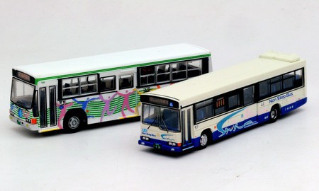 「ローカル路線バス旅」とコラボ、太川・蛭子コンビ乗った車両をNゲージサイズで