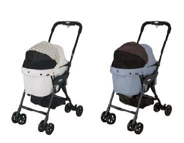 軽量で折りたためるペットカート　ベビー用品製造のノウハウ生かし開発