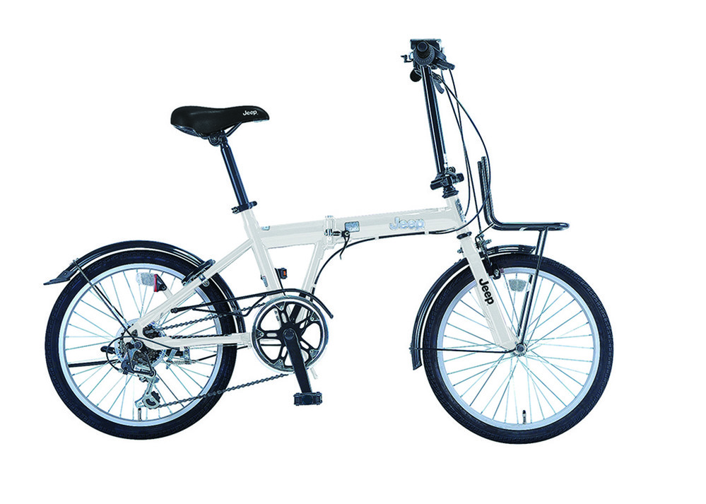 ジープ折りたたみ自転車も標準設定