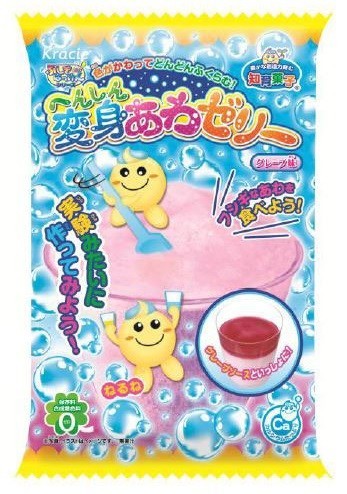 クラシエフーズ、実験のように楽しめる不思議なお菓子「変身あわゼリー」発売