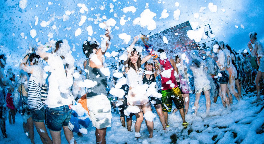 泡パとコラボ、日本初開催「バブルラン」　4月12日に千葉・幕張海浜公園で