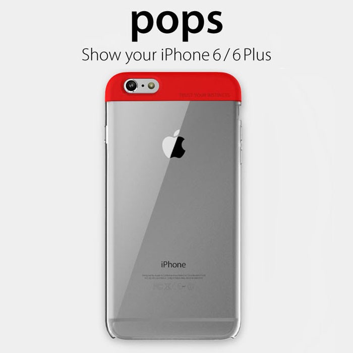 韓国発、スリムでシンプルなデザインのiPhone6対応クリアケース「pops」登場