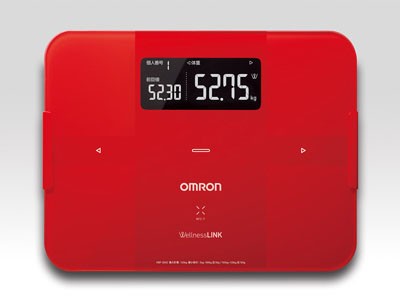 スマホで簡単に体重管理　オムロンからBluetoothとNFC搭載体重体組成計「カラダスキャンHBF-254C」