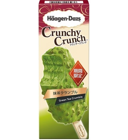 「ハーゲンダッツ　クランチークランチ　抹茶クランブル」を期間限定発売