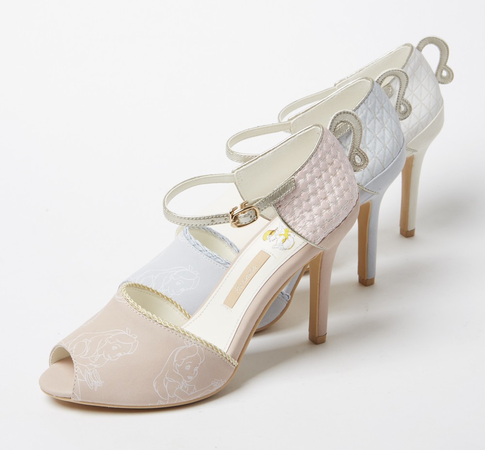 Tea cup peep toe sandals
