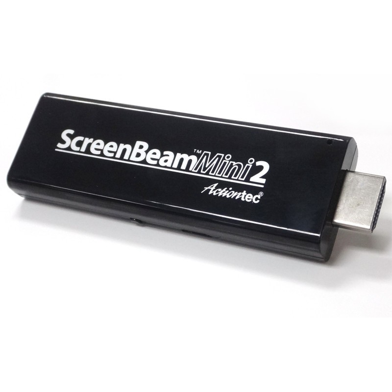モバイル機器の画面をテレビにワイヤレス転送　Miracastと WiDi対応のレシーバー「ScreenBeam Mini2」