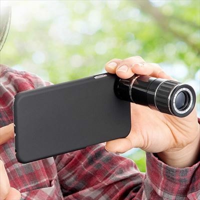 「iPhone6望遠レンズキット」サンワダイレクト限定発売　光学12倍、手元でピント調整