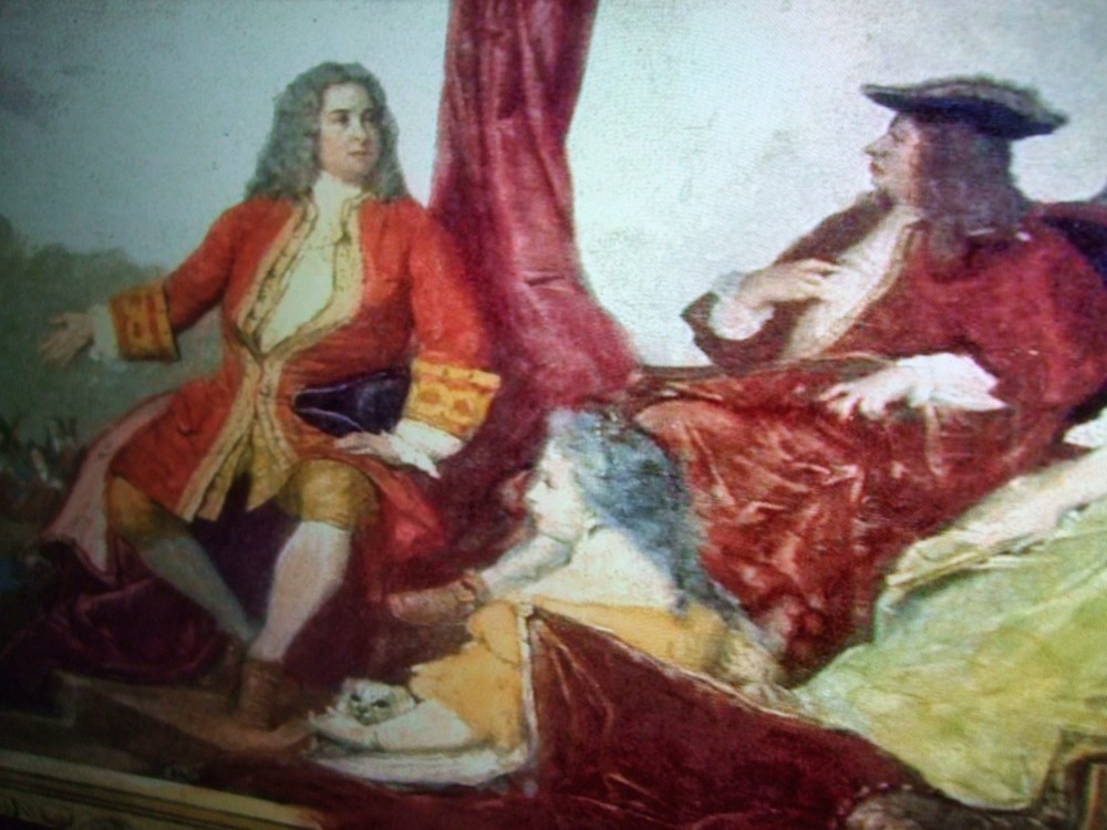 当時の舟遊びの想像画