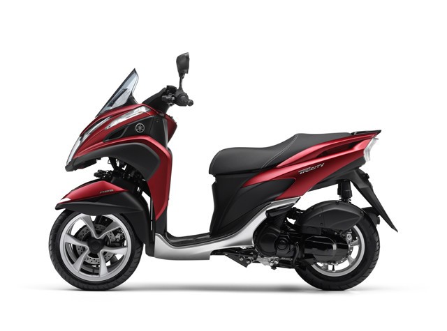 TRICITY MW125 ABS（マットディープレッドメタリック3）