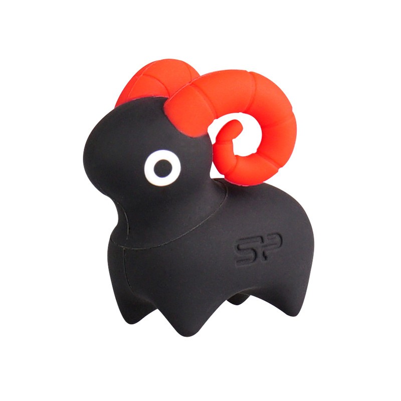 デスクに置けば「癒やしのキャラ」に　黒ひつじ型USBメモリー「Unique U550」