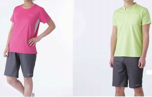 フットマーク×ファイテン＝スポーツウェアのような明るいカラーの「介護ウェア」