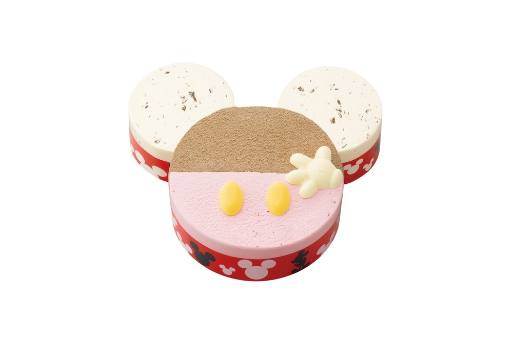 「ミッキー」の形をしたアイスクリームケーキ　「サーティワン」から