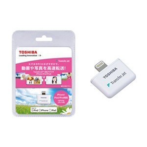 1分のハイビジョン動画を約3秒で高速転送可能　業界初iPhone/iPad対応TranferJetアダプター