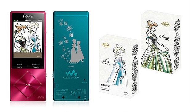 アナ雪デザインのウォークマン　「Let It Go」などハイレゾ音源プリインストール