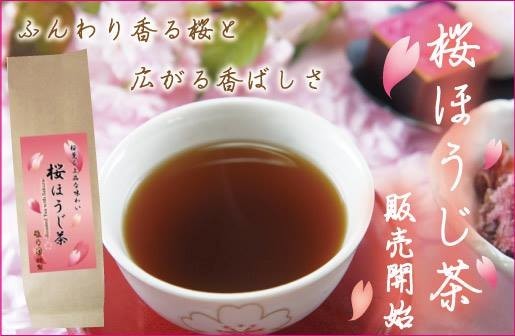春季限定の「桜ほうじ茶」　ほんのりとした塩気と上品な香り