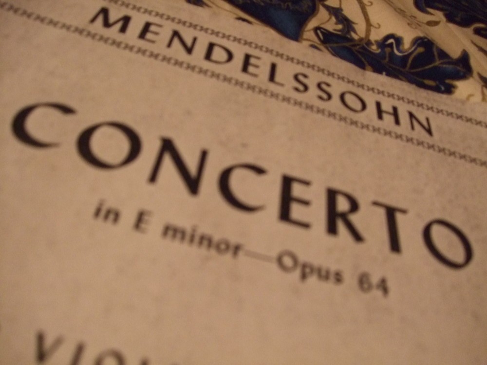 ヴァイオリン協奏曲の楽譜