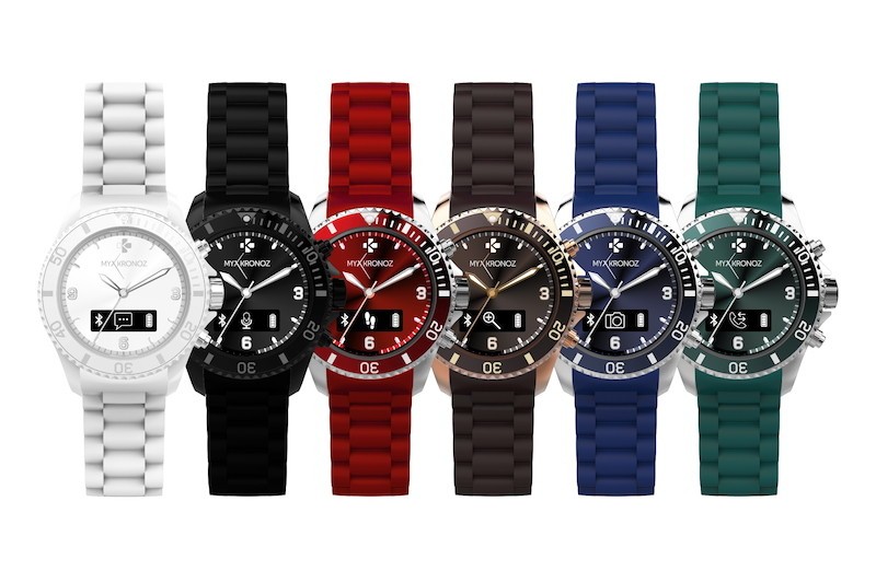 アナログ時計にディスプレイを備えたスマートウォッチ　「MYKRONOZ ZeClock」