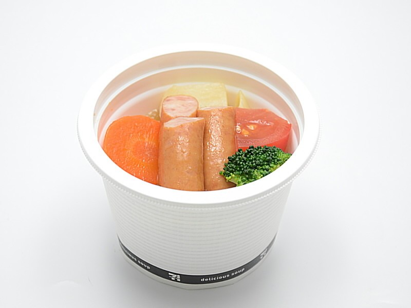 「ごろごろ野菜とソーセージのポトフ」