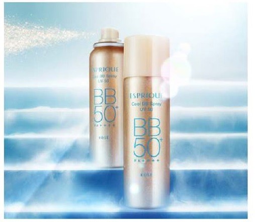 ひんやりとした感触のスプレータイプのファンデーション登場！