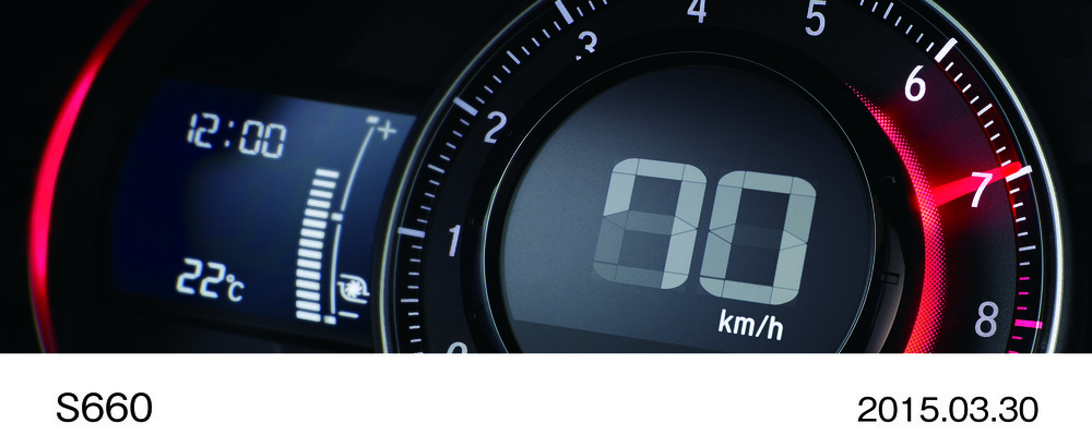 S660 メーター（6MT）