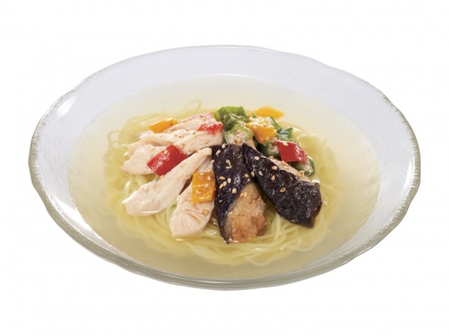 鶏野菜涼風麺