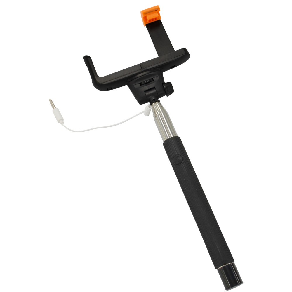 ひとりでも、みんなでも！　イヤホンジャック式簡単自撮りスティック