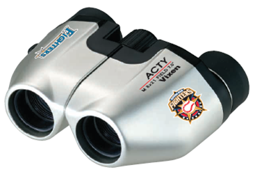 パ・リーグ全6球団ロゴ入りのオリジナル双眼鏡　グラウンドの迫力を間近に