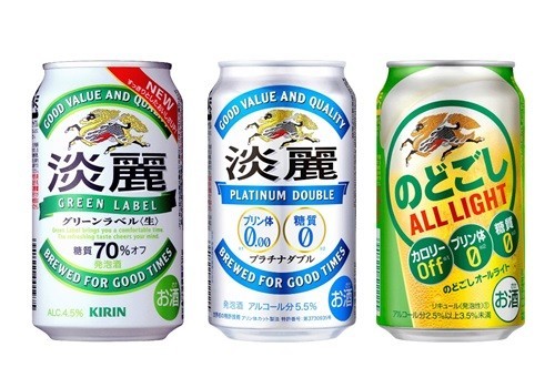 キリン「淡麗」「のどごし」新製品が好調　「機能系ビール類」に注目集まる