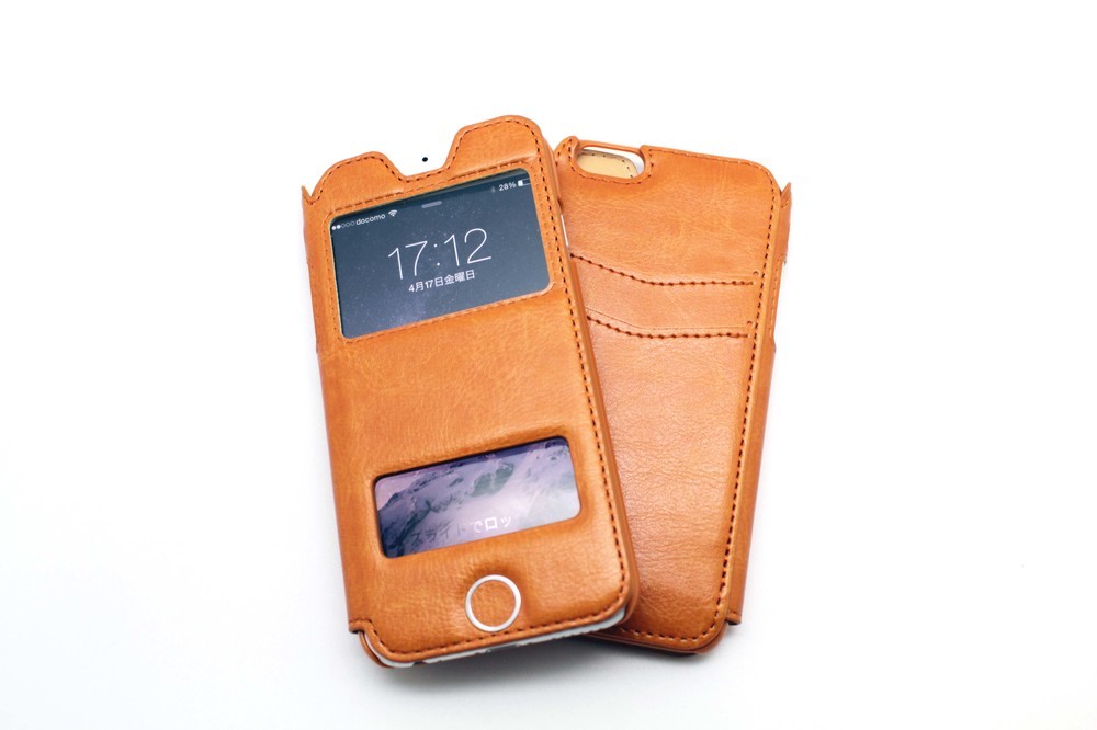 ケースを閉じたままで電話応対ができる　便利なiPhone6用ケース「SUGU-TORU」発売