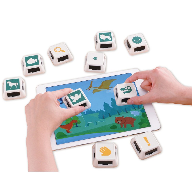 タカラトミーの遊育トイ第一弾「Cube touch」　iPad使って遊んで学ぶ