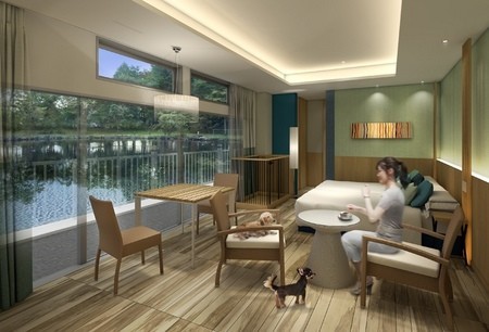 栃木・那須のホテルに「ワンちゃんと泊まれる」　一緒に部屋で食事も