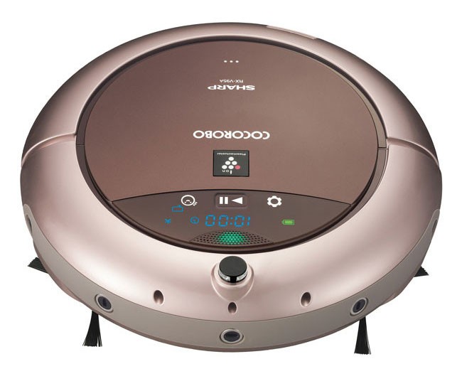 シャープからロボット掃除機「COCOROBO」　業界初「エアーすみブラシ」を搭載した新型発売