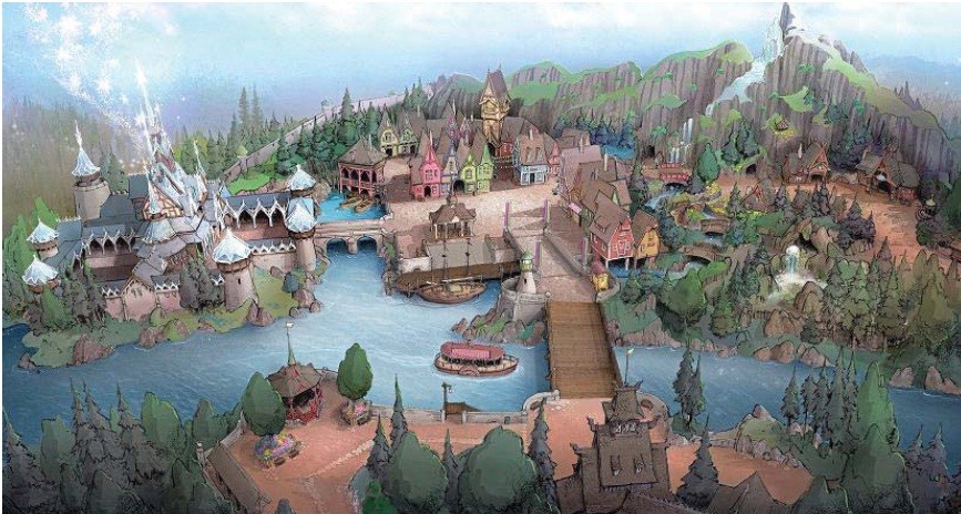 TDSの「北欧」をテーマにした新ポートのイメージ (C)Disney