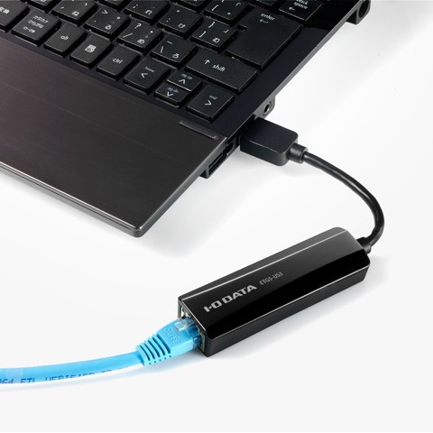 USB接続タイプのギガビットLANアダプター「ETG5-US3」ポートのないUltrabookやタブレットなどに