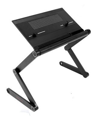 多関節で自由自在にポジション調整ができる電子機器用テーブル