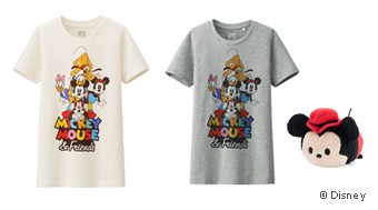 ツム楽しさがテーマ　ユニクロから「TSUM TSUM」オリジナルデザインの描き下ろしTシャツ&ぬいぐるみセットが発売