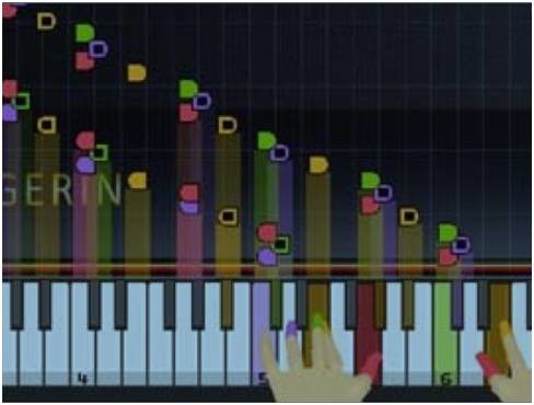 ピアノ上級者の指運びを見て練習できるアプリ！