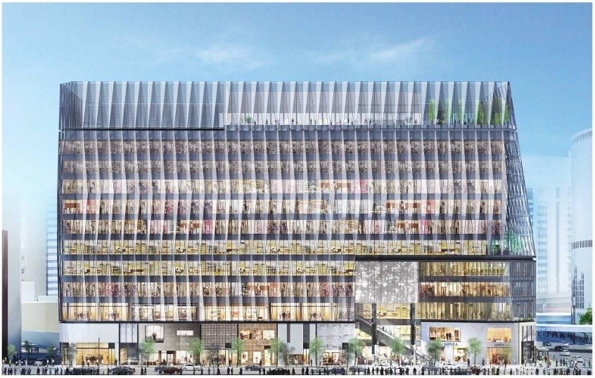 オープンすれば数寄屋橋交差点に偉容を誇ることになりそう