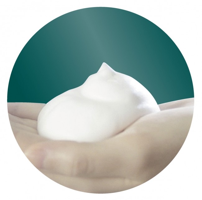 濃密クッション泡を実現