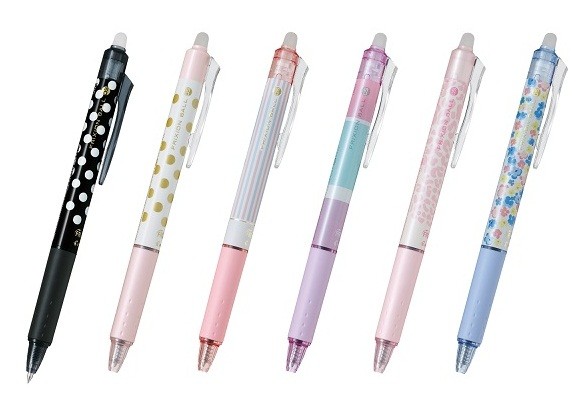 パイロット「フリクションボールノック」10～20代女性向けデザイン限定品