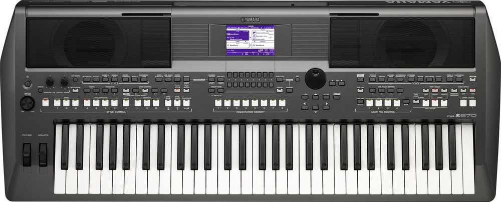 ヤマハ電子キーボード「ポータトーン PSR-S670」演奏中に様々な音楽的表現