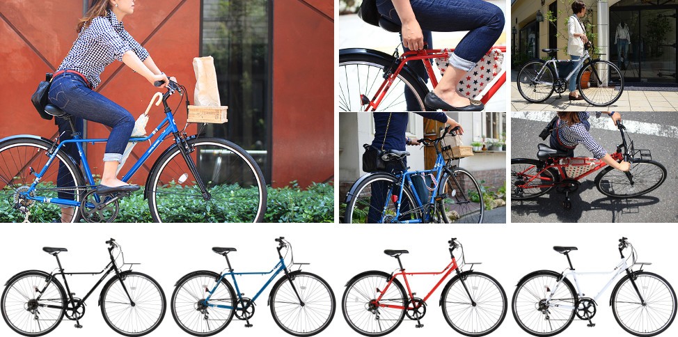 ビーズ「DOPPELGANGER」よりフレームに荷物が積める700Cシティサイクル「350 ROADCRUISER」発売