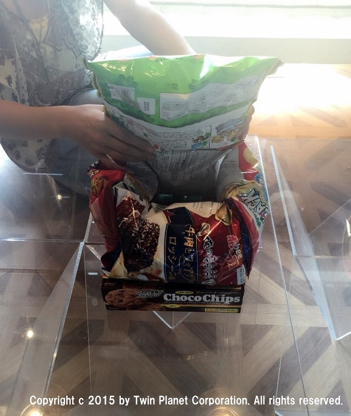 蓋作り。目立ち度が高いので可愛いパッケージを選ぶ