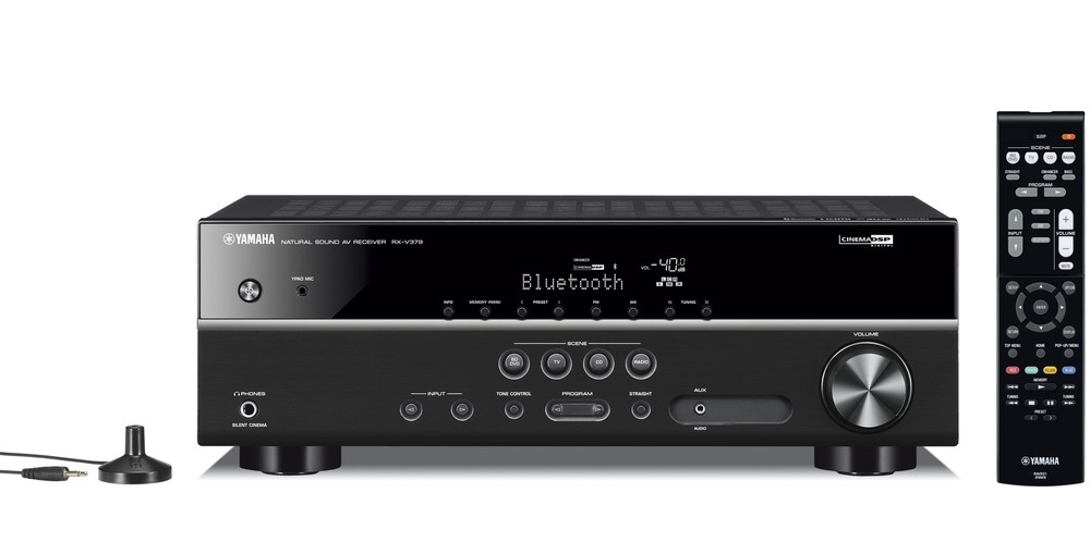 ヤマハから4K放送とBluetoothオーディオ再生対応の5.1ch AVアンプ「RX-V379」