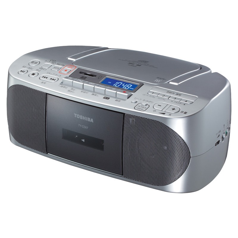 CDなどからSDカードに録音できるラジカセ　東芝エルイートレーディング