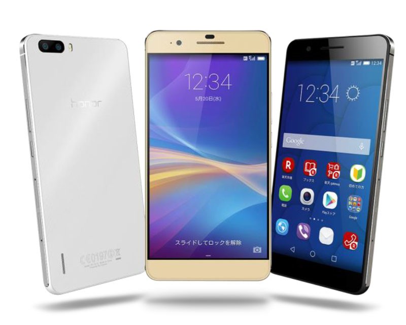 ファーウェイからスマホ「honor6 Plus」　800万画素背面カメラ2つ、SIMロックフリー